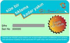 Otel İnternet Şifre Kartı